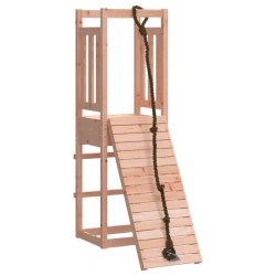 vidaXL Casita infantil con pared de escalada madera abeto Douglas