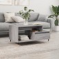 vidaXL Mesa de centro madera contrachapada gris Sonoma 90x49x45 cm vidaXL Mesa de centro madera contrachapada gris Sonoma 90x49x45 cm
