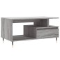 vidaXL Mesa de centro madera contrachapada gris Sonoma 90x49x45 cm vidaXL Mesa de centro madera contrachapada gris Sonoma 90x49x45 cm