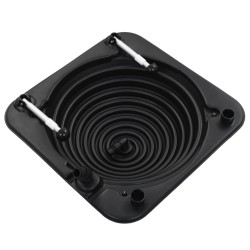 vidaXL Calentadores solares de piscina 5 pzas HDPE aluminio 75x75x36cm