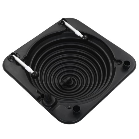 vidaXL Calentadores solares de piscina 5 pzas HDPE aluminio 75x75x36cm