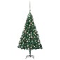 vidaXL Árbol de Navidad preiluminado con luces y bolas verde 120 cm vidaXL Árbol de Navidad preiluminado con luces y bolas verde 120 cm