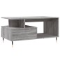 vidaXL Mesa de centro madera contrachapada gris Sonoma 90x49x45 cm vidaXL Mesa de centro madera contrachapada gris Sonoma 90x49x45 cm