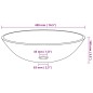 vidaXL Lavabo con grifo y tapón pulsador cristal templado esmerilado vidaXL Lavabo con grifo y tapón pulsador cristal templado esmerilado