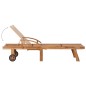 vidaXL Tumbonas 2 uds con mesa madera maciza de teca vidaXL Tumbonas 2 uds con mesa madera maciza de teca