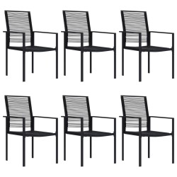 vidaXL Juego de comedor de jardín 7 piezas