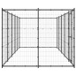 vidaXL Perrera de exterior de acero 12,1 m² vidaXL Perrera de exterior de acero 12,1 m²