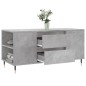 vidaXL Mesa de centro madera ingeniería gris hormigón 102x44,5x50 cm vidaXL Mesa de centro madera ingeniería gris hormigón 102x44,5x50 cm
