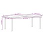 vidaXL Juego de comedor de jardín 9 piezas negro vidaXL Juego de comedor de jardín 9 piezas negro