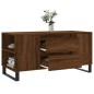 vidaXL Mesa de centro madera de ingeniería marrón roble 102x44,5x50 cm vidaXL Mesa de centro madera de ingeniería marrón roble 102x44,5x50 cm