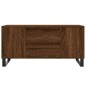 vidaXL Mesa de centro madera de ingeniería marrón roble 102x44,5x50 cm vidaXL Mesa de centro madera de ingeniería marrón roble 102x44,5x50 cm