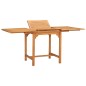 vidaXL Juego de comedor para jardín 7 piezas madera maciza teca