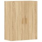 vidaXL Armarios de pared 2 uds madera de ingeniería roble Sonoma vidaXL Armarios de pared 2 uds madera de ingeniería roble Sonoma