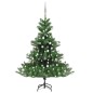 vidaXL Árbol de Navidad abeto Nordmann con LEDs y bolas verde 150 cm vidaXL Árbol de Navidad abeto Nordmann con LEDs y bolas verde 150 cm