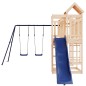 vidaXL Parque infantil de exterior madera maciza de pino vidaXL Parque infantil de exterior madera maciza de pino