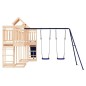 vidaXL Parque infantil de exterior madera maciza de pino vidaXL Parque infantil de exterior madera maciza de pino