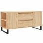 vidaXL Mesa de centro madera de ingeniería roble Sonoma 102x44,5x50 cm vidaXL Mesa de centro madera de ingeniería roble Sonoma 102x44,5x50 cm