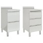 vidaXL Armarios de cocina comercial 2 unidades acero inoxidable vidaXL Armarios de cocina comercial 2 unidades acero inoxidable