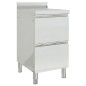vidaXL Armarios de cocina comercial 2 unidades acero inoxidable vidaXL Armarios de cocina comercial 2 unidades acero inoxidable