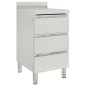 vidaXL Armarios de cocina comercial 2 unidades acero inoxidable vidaXL Armarios de cocina comercial 2 unidades acero inoxidable