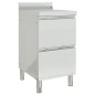vidaXL Armarios de cocina comercial 2 unidades acero inoxidable vidaXL Armarios de cocina comercial 2 unidades acero inoxidable