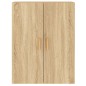 vidaXL Armarios de pared 2 uds madera de ingeniería roble Sonoma vidaXL Armarios de pared 2 uds madera de ingeniería roble Sonoma