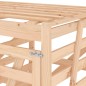 vidaXL Cobertizo doble para cubos de basura madera maciza de pino vidaXL Cobertizo doble para cubos de basura madera maciza de pino