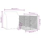 vidaXL Perrera de exterior con techo acero galvanizado plata 4x4x2,5 m vidaXL Perrera de exterior con techo acero galvanizado plata 4x4x2,5 m