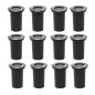 vidaXL Luces de suelo de exterior redondas 12 unidades vidaXL Luces de suelo de exterior redondas 12 unidades