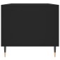 vidaXL Mesa de centro madera contrachapada negro 90x49x45 cm vidaXL Mesa de centro madera contrachapada negro 90x49x45 cm