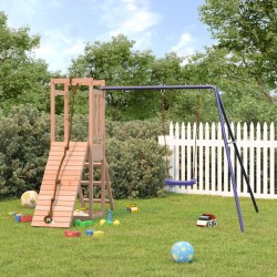 vidaXL Parque infantil de exterior madera maciza Douglas