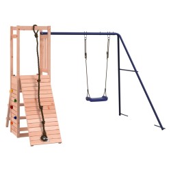 vidaXL Parque infantil de exterior madera maciza Douglas