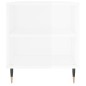 vidaXL Mesa de centro madera ingeniería blanco brillo 102x44,5x50 cm vidaXL Mesa de centro madera ingeniería blanco brillo 102x44,5x50 cm