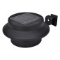 vidaXL Lámparas solares para valla exterior 12 uds LED negro vidaXL Lámparas solares para valla exterior 12 uds LED negro