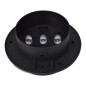 vidaXL Lámparas solares para valla exterior 12 uds LED negro vidaXL Lámparas solares para valla exterior 12 uds LED negro