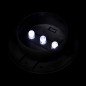 vidaXL Lámparas solares para valla exterior 12 uds LED negro vidaXL Lámparas solares para valla exterior 12 uds LED negro