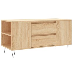 vidaXL Mesa de centro madera de ingeniería roble Sonoma 102x44,5x50 cm