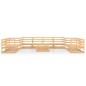 vidaXL Juego de muebles de jardín 9 piezas madera maciza de pino