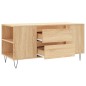 vidaXL Mesa de centro madera de ingeniería roble Sonoma 102x44,5x50 cm vidaXL Mesa de centro madera de ingeniería roble Sonoma 102x44,5x50 cm