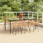 vidaXL Juego de comedor de jardín 7 piezas ratán sintético vidaXL Juego de comedor de jardín 7 piezas ratán sintético