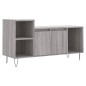 vidaXL Mueble de TV madera contrachapada gris Sonoma 100x35x55 cm vidaXL Mueble de TV madera contrachapada gris Sonoma 100x35x55 cm