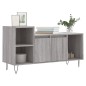 vidaXL Mueble de TV madera contrachapada gris Sonoma 100x35x55 cm vidaXL Mueble de TV madera contrachapada gris Sonoma 100x35x55 cm