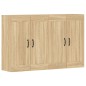 vidaXL Armarios de pared 2 uds madera de ingeniería roble Sonoma vidaXL Armarios de pared 2 uds madera de ingeniería roble Sonoma