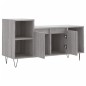 vidaXL Mueble de TV madera contrachapada gris Sonoma 100x35x55 cm vidaXL Mueble de TV madera contrachapada gris Sonoma 100x35x55 cm
