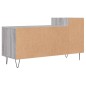 vidaXL Mueble de TV madera contrachapada gris Sonoma 100x35x55 cm vidaXL Mueble de TV madera contrachapada gris Sonoma 100x35x55 cm