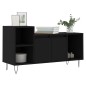vidaXL Mueble para TV madera contrachapada negro 100x35x55 cm vidaXL Mueble para TV madera contrachapada negro 100x35x55 cm