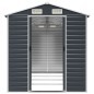 vidaXL Cobertizo de jardín acero galvanizado antracita 191x385x198 cm vidaXL Cobertizo de jardín acero galvanizado antracita 191x385x198 cm