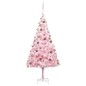 vidaXL Árbol de Navidad preiluminado con luces y bolas rosa 240 cm vidaXL Árbol de Navidad preiluminado con luces y bolas rosa 240 cm