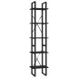 vidaXL Estantería de 5 niveles madera de ingeniería negra 40x30x175 cm vidaXL Estantería de 5 niveles madera de ingeniería negra 40x30x175 cm
