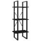 vidaXL Estantería de 5 niveles madera de ingeniería negra 40x30x175 cm vidaXL Estantería de 5 niveles madera de ingeniería negra 40x30x175 cm